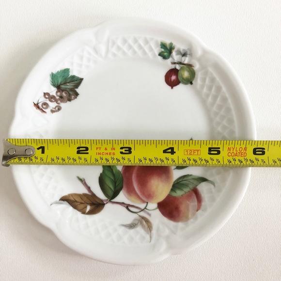 5 VTG Philippe Deshoulieres Canape Appetizer Fruit Plates Lourioux France 5.75" - Picture 9 of 11